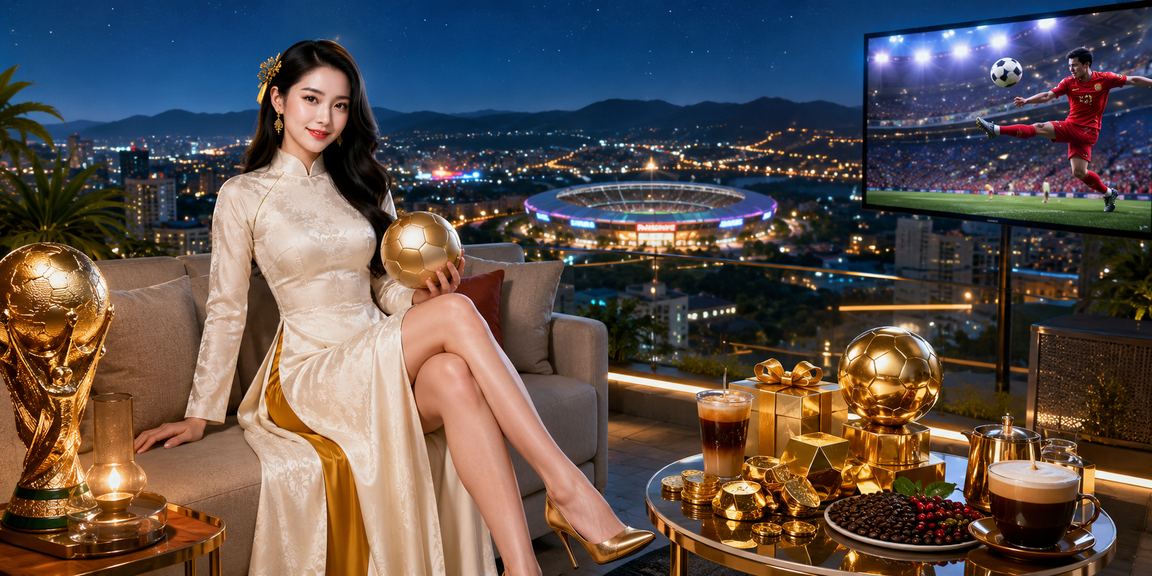 Người hâm mộ bóng đá tại Buôn Ma Thuột mặc áo dài truyền thống theo dõi kết quả bóng đá